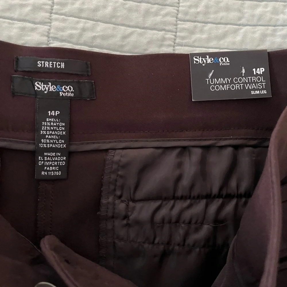 Petite Dress Pants- Stretch with tummy control. - Picture 4 of 6